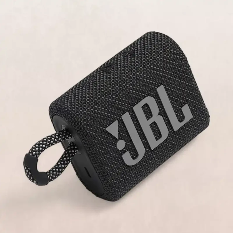 JBL-Go-3-Wireless-Portable-Bluetooth-Mini-Speaker-Small-Speaker-with-Pro-Sound-Vibrant-Colors-with-Rugged-Fabric-Design-Lightweight-IP67-Waterproof-Type-C-Interface-Black