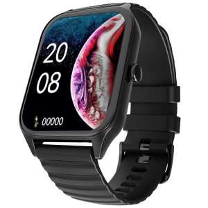 HAMMER Stroke 1.96″ Calling Smart Watch | Metallic Body Black