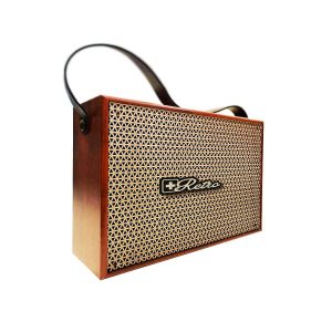 SWISS MILITARY Retro Classic 5.0 Bluetooth Speaker, 10W Wireless Browne